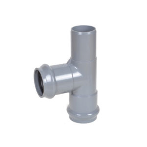 UPVC TWO FAUCET AND ONE INSERT REGULAR TEE