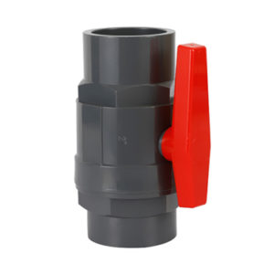 UPVC TWO PIECES BALL VALVE - PLASTIC HANDLE