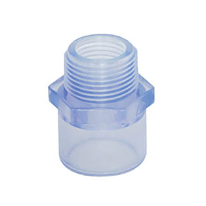 UPVC CLEAR MALE ADAPTOR