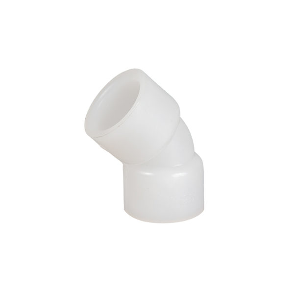 45 DEGREE ELBOW PVDF PIPE FITTINGS