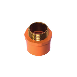 CPVC FIRE FIGHTING PIPE JOINT SLEEVE COPPER EXTERNAL THREAD
